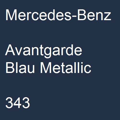 Mercedes-Benz, Avantgarde Blau Metallic, 343.